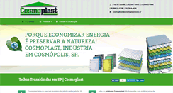 Desktop Screenshot of cosmoplast.com.br